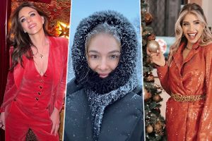 Elizabeth Hurley, Lola Weippert und Cathy Hummels zeigen sich auf ihren Instagram-Accounts in Weihnachtsstimmung.