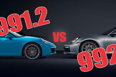 Porsche 911 vergleich 991.2 vs. 992