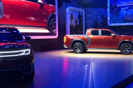 VW Tanoak Weltpremiere 2018 New York Sitzprobe