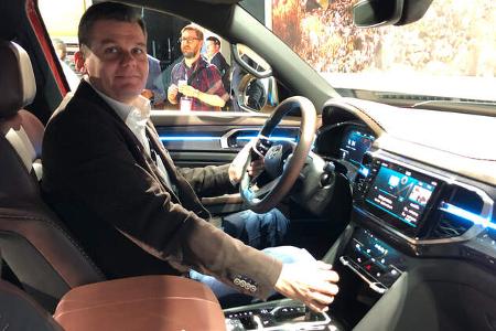 VW Tanoak Weltpremiere 2018 New York Sitzprobe