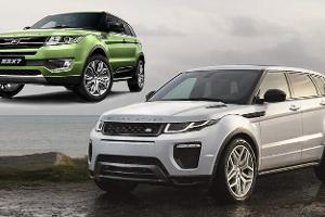 Land Rover Evoque Landwind X7 Urteil Fake
