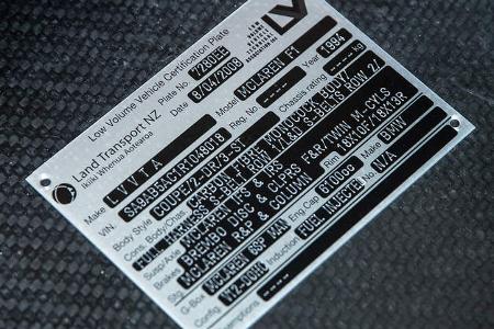 McLaren F1 LM Specification