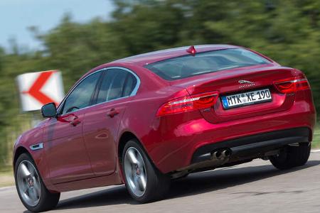 Jaguar XE 20d, Heckansicht