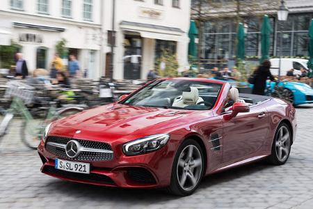 Mercedes SL 400, Seitenansicht