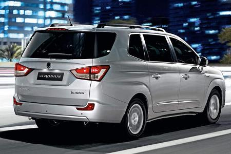 SsangYong Rodius e-XDi 200, Heckansicht