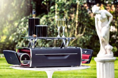 Rolls-Royce Champagner-Truhe
