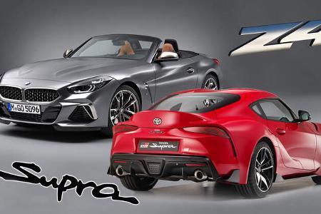 BMW Z4 Toyota Supra Vergleich 2019