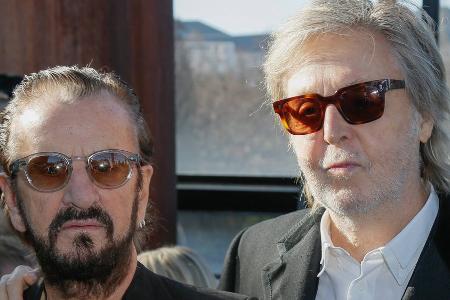 Beatles-Stars Paul McCartney und Ringo Starr feiern Reunion