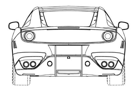 Ferrari FF Coupé Unikat Patentamtbilder