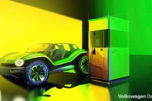 VW Schnellladesäule Powerbank für E-Autos