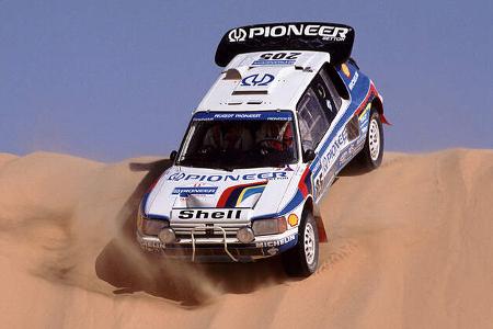 Peugeot 205 im Rallye-Sport