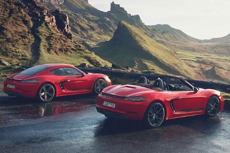 12/2018, Porsche 718 Boxster und Cayman T
