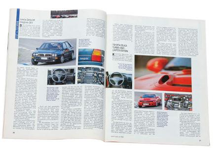 Lancia Delta HF integrale, Heft, Alter Artikel
