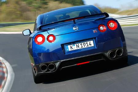 Nissan GT-R, Heckansicht