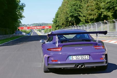 Porsche 911 GT3 RS, Heckansicht