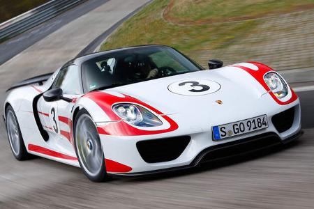 Porsche 918 Spyder, Frontansicht