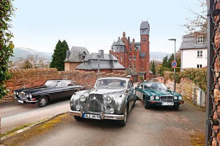 Jaguar MK IX, 420 G und XJ6 4.2, Frontansicht