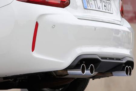 BMW M2 Coupé, Endrohre
