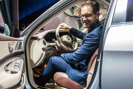 Mercedes S-Klasse Facelift Shanghai 2017 Sitzprobe