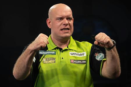 Darts-WM: Van Gerwen gewinnt Auftaktmatch souverän