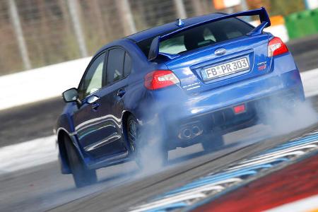 Subaru WRX STI, Heckansicht