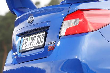 Subaru WRX STI, Heckspoiler, Heckflügel