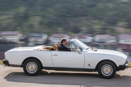 Peugeot 504 TI Cabrio, Seitenansicht