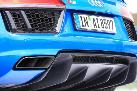 Audi R8 V10, Audi R8 5.2 FSI Quattro, Auspuff, Endrohre