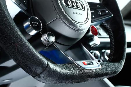 Audi R8 V10, Audi R8 5.2 FSI Quattro, Lenkrad, Bedienelemente