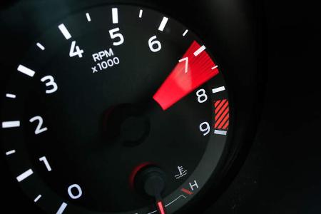 Shelby GT350 Mustang, Drehzahlmesser