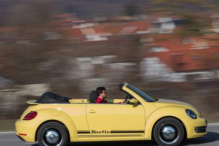 VW Beetle Cabrio 1.4 TSI, Seitenansicht