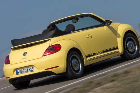 VW Beetle Cabrio 1.4 TSI, Heckansicht