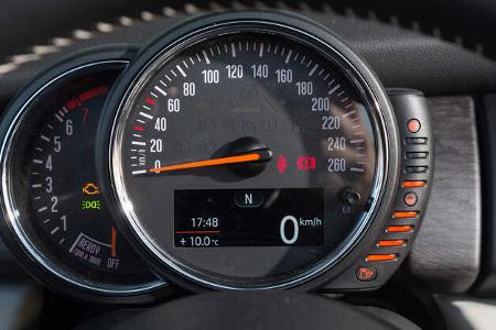 Mini Cooper Cabrio, Rundinstrument