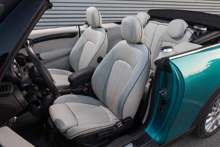 Mini Cooper Cabrio, Sitze