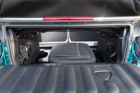 Mini Cooper Cabrio, Kofferraum