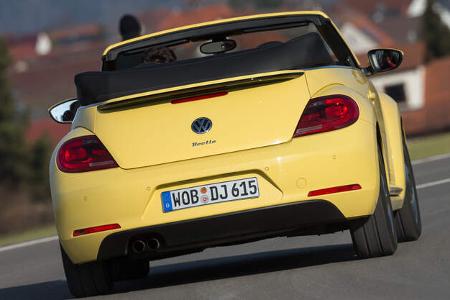 VW Beetle Cabrio 1.4 TSI, Heckansicht