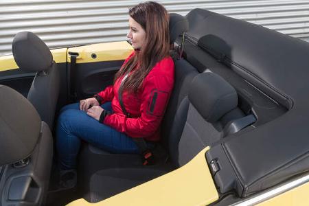 VW Beetle Cabrio 1.4 TSI, Fondsitze