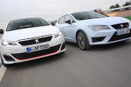 Peugeot 308 GTi, Seat Leon Cupra 290