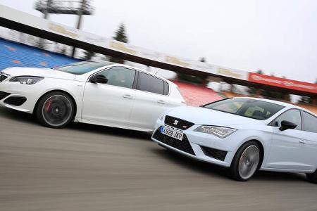 Peugeot 308 GTi, Seat Leon Cupra 290