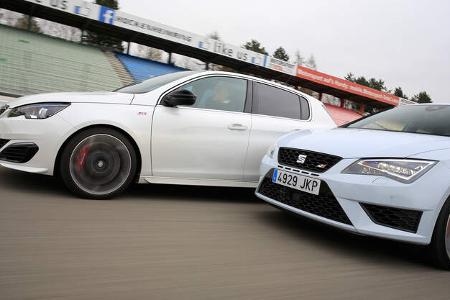 Peugeot 308 GTi, Seat Leon Cupra 290
