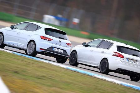 Peugeot 308 GTi, Seat Leon Cupra 290