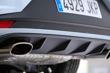 Seat Leon Cupra 290, Auspuff, Endrohre