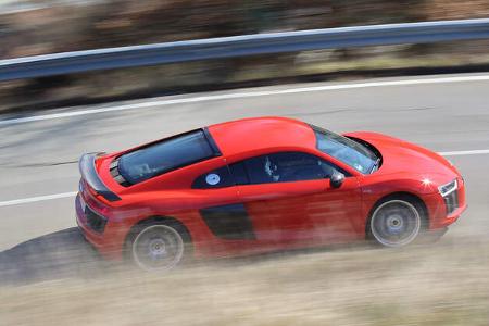 Audi R8 V10 Plus, Seitenansicht