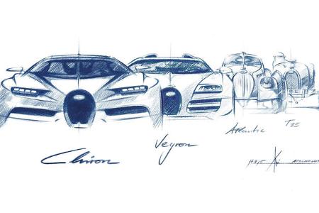 Bugatti Chiron, Studien
