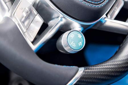 Bugatti Chiron, Fahrmodus, Drehknopf
