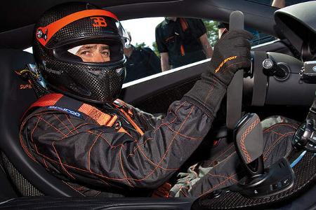 Pierre-Henri Raphanel im Bugatti Veyron 16.4 Super Sport