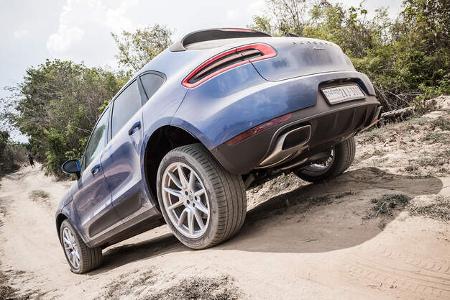 Porsche Macan Steigung Abfahrt