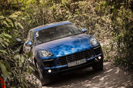 Porsche Macan Frontal von Oben
