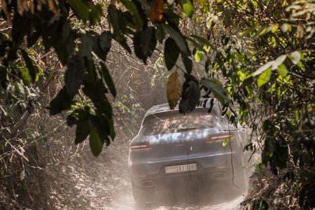 Porsche Macan Heck Nah