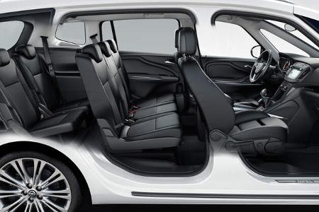 Opel Zafira Facelift 2016